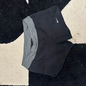 Nike Black and Gray Athletic Shorts